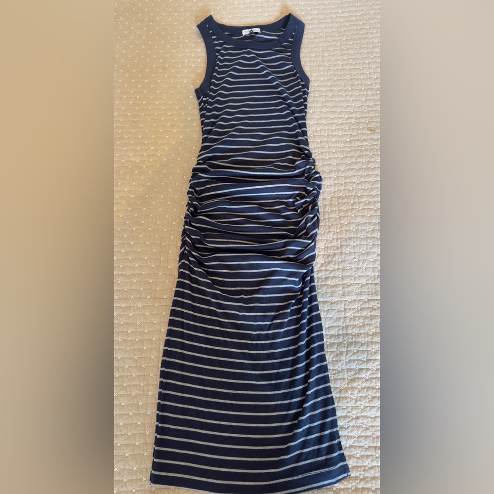 Michael Stars striped Navy Sleeveless Dress